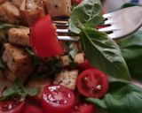 Foto del paso 7 de la receta: Tofu a la albahaca 🌱 Ensalada inspirada en Caprese pero vegan 🌱 Tofu, tomates cherry, albahaca y AO