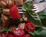 Foto del paso 7 de la receta: Tofu a la albahaca 🌱 Ensalada inspirada en Caprese pero vegan 🌱 Tofu, tomates cherry, albahaca y AO