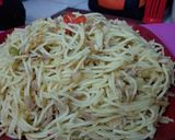 Foto langkah ke 12 dari resep Spaghetti Tuna Aglio Olio.