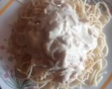 Foto del paso 4 de la receta: Tallarín con salsa blanca
