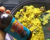 A picture of step 5 of Fish and plantain fried rice.