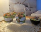 Une image de l'étape 3 de Verrine saumon avocat et yaourt grecque.