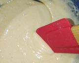 A picture of step 4 of Hidden heart cake (baked in pateela oven).