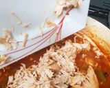 A picture of step 5 of Mexican Chicken Soup.
