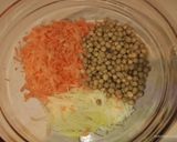 Foto del paso 1 de la receta: 🙌Hamburguesas vegetarianas con 💛 de quesito 😉🫛🥕🧀