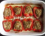 A picture of step 6 of ‘Golubtsi’ Stuffed Capsicums.