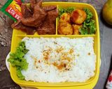 Foto langkah ke 3 dari resep Bekal Sekolah Anak (Bakso Ikan Bakar Madu).