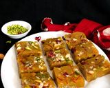 A picture of step 7 of Nolen Gurer Karachi / Bombay Halwa (Halwa made of Date Palm Jaggery - Bong style).