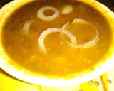 A picture of step 6 of Lentil dal.