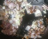 A picture of step 3 of Amaranth curry.