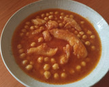 Foto del paso 6 de la receta: Potaje de garbanzos de bacalao con tomate 🍅🐟
