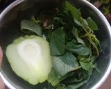 Foto langkah ke 1 dari resep Bobor Bayam Jipang simpel :).