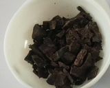 A picture of step 1 of Chocolate mousse Eggless.