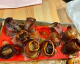 Une image de l'étape 6 de Bouchées de figues au jambon cru et saint Agur.