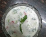 A picture of step 3 of Cucumber raita (Jain).