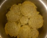 A picture of step 5 of Simsim rolls.