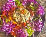 Foto del paso 4 de la receta: Ensalada "Violeta" con quinoa y Kanikama #recetariocamino