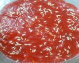 A picture of step 2 of Karachi ka halwa.