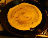 A picture of step 10 of Masala dosa.