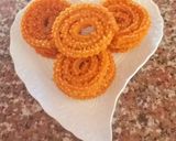 A picture of step 4 of Moong dal Butter chakri.