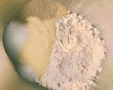 Hình bước làm 1 của món 🌱 Baghrir - Bánh Crepe Ngàn Lỗ Ma Rốc 🇲🇦
