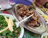A picture of step 1 of Tabbouleh.