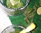 A picture of step 1 of Green ice soda💚گرین آٸس سوڈا💚.
