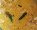 A picture of step 3 of Mustard prawn.