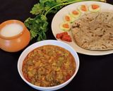 A picture of step 4 of Galka nu shak in deshi style.