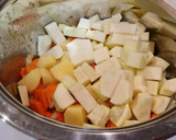 Foto del paso 4 de la receta: Crema de berenjenas, calabacín, patatas y zanahorias