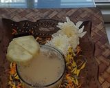 A picture of step 1 of Sweet potato smoothie in coconut milk.