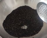 A picture of step 1 of Sesame ladu.