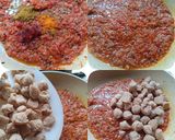 A picture of step 3 of Soya and Brinjal Curry (Gravy).