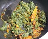 A picture of step 6 of Palak Paneer in Coconut Milk.