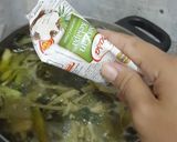 Foto langkah ke 4 dari resep Sayur bobor rebung & bayam.