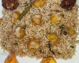 A picture of step 13 of Tempura Masala Rice 🍚.