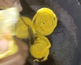 A picture of step 6 of Jalebi.