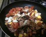 Foto del paso 2 de la receta: Tallarines con atún y algo más