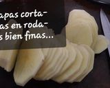 Foto del paso 1 de la receta: Pastel de papas en rodajas fácil de hacer 🥔🥔