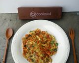 Foto langkah ke 3 dari resep Telur Dadar Bayam ~ With Saus Bolognese.
