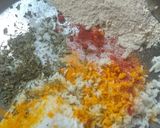 A picture of step 1 of Muthiya, kadhi.