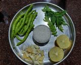 A picture of step 3 of Sev khamini.