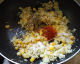 A picture of step 4 of Paneer- Baby Corn Sandwich.