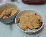 Foto langkah ke 7 dari resep Salmon Mentai Rice Bowl.