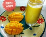 A picture of step 1 of Mango lassi.