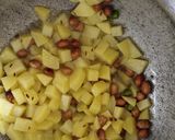 A picture of step 2 of Sabudana khichdi (sago khichdi).