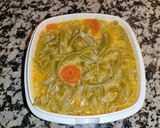 Foto del paso 6 de la receta: Cintas de espinacas con caldo de guisado pollo día anterior