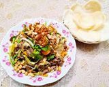 Hình bước làm 4 của món Gỏi bò bóp thấu