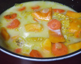 Foto del paso 3 de la receta: Sopa crema de choclos, zanahorias y calabaza