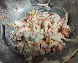 A picture of step 1 of Mayo pav with crunch.